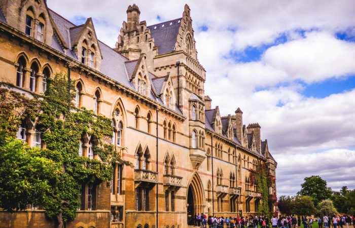 Brown Collegiate Gothic university building in the UK